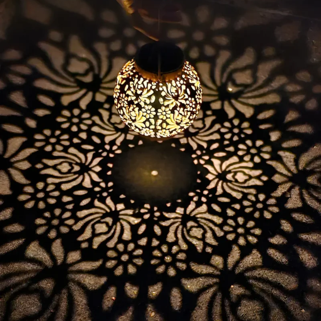 Weatherproof LED Solar Pendant Light For