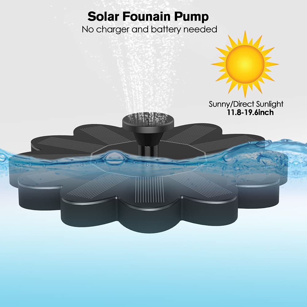 Flower-Shaped Water Fountain For Ponds And
