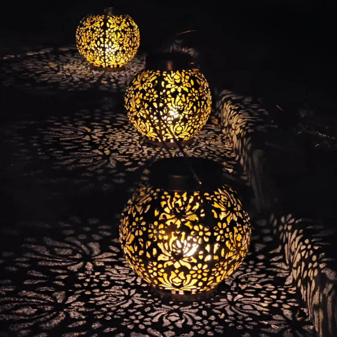 Weatherproof LED Solar Pendant Light For