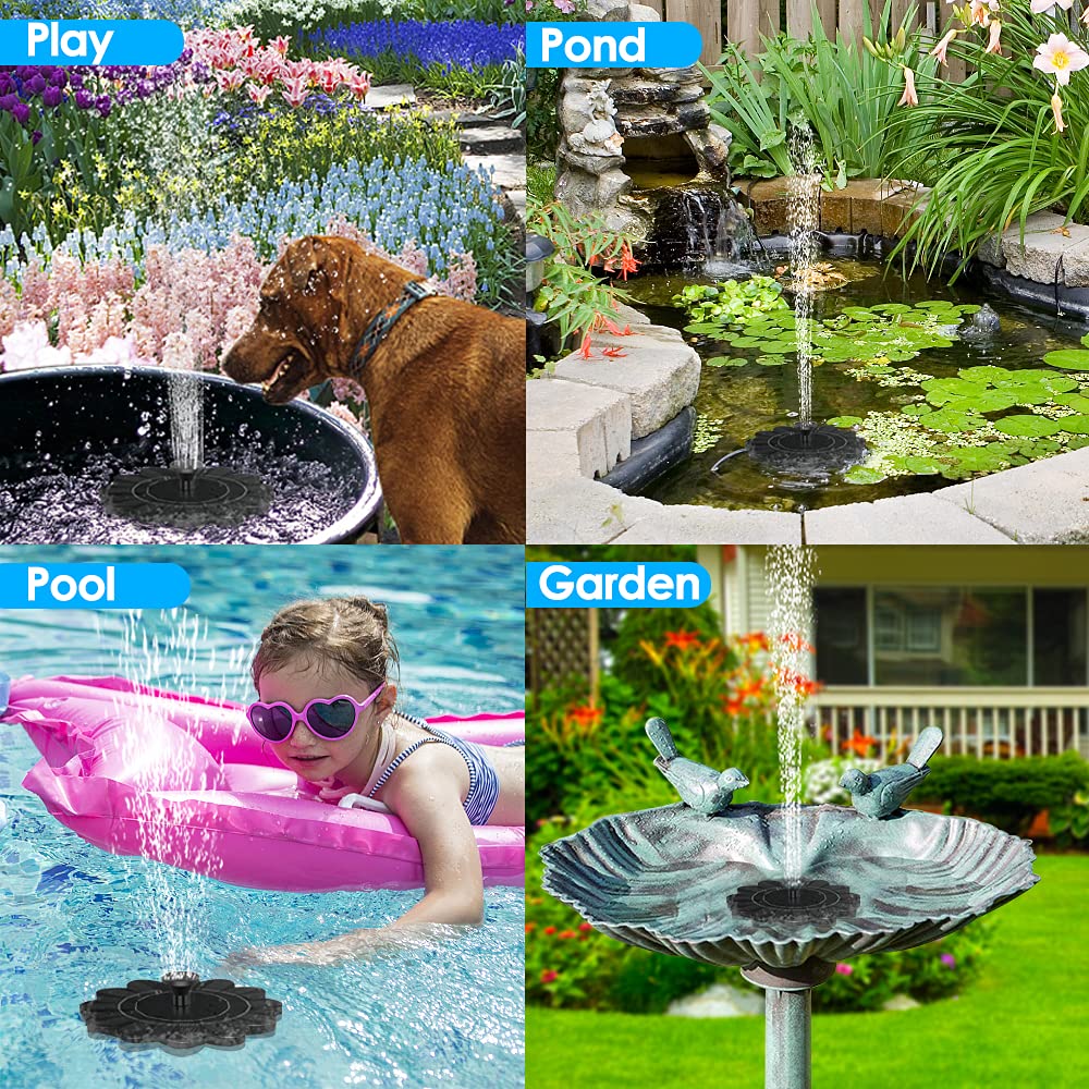 Flower-Shaped Water Fountain For Ponds And