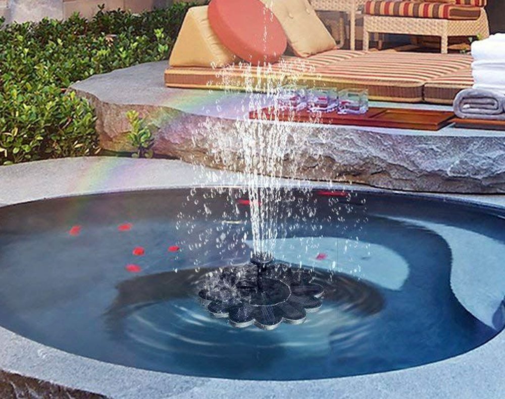 Flower-Shaped Water Fountain For Ponds And