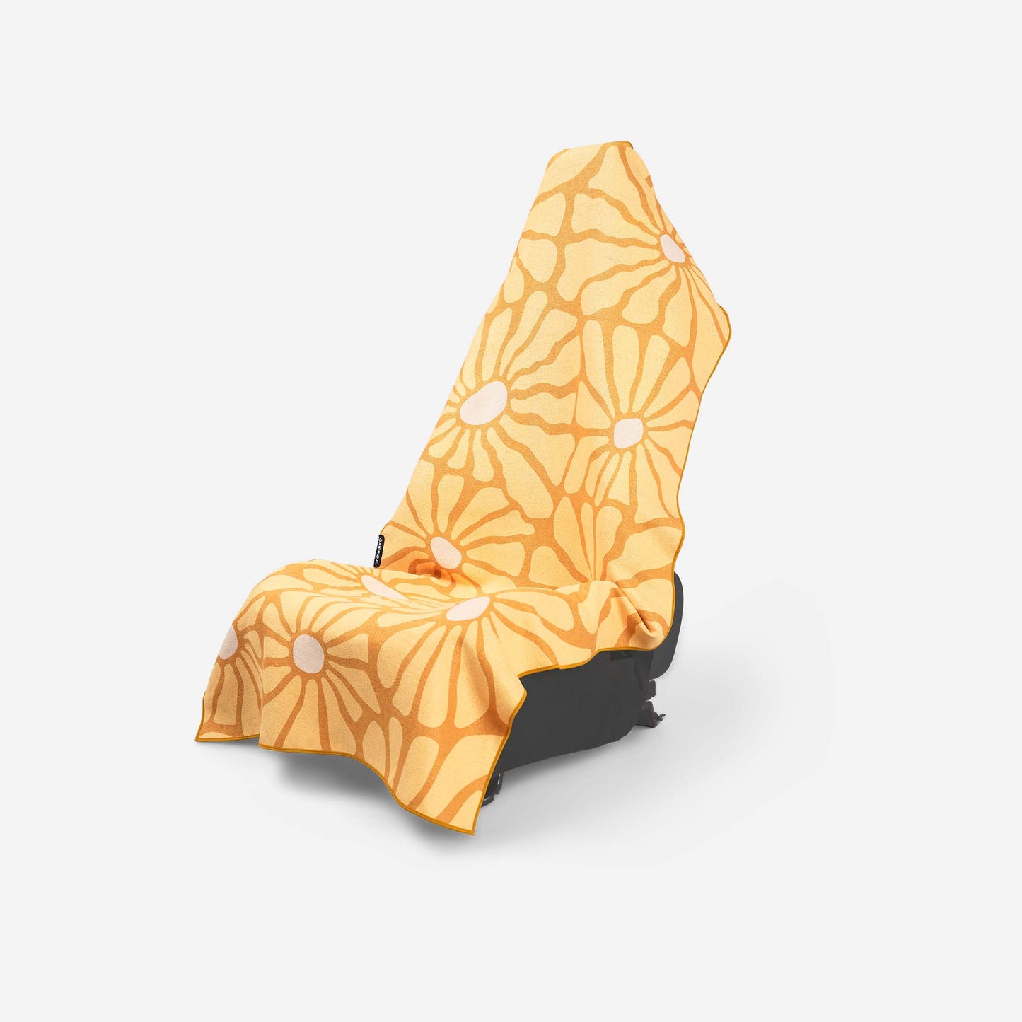 Car Seat Cover Towel: Lazy Daisy Gold