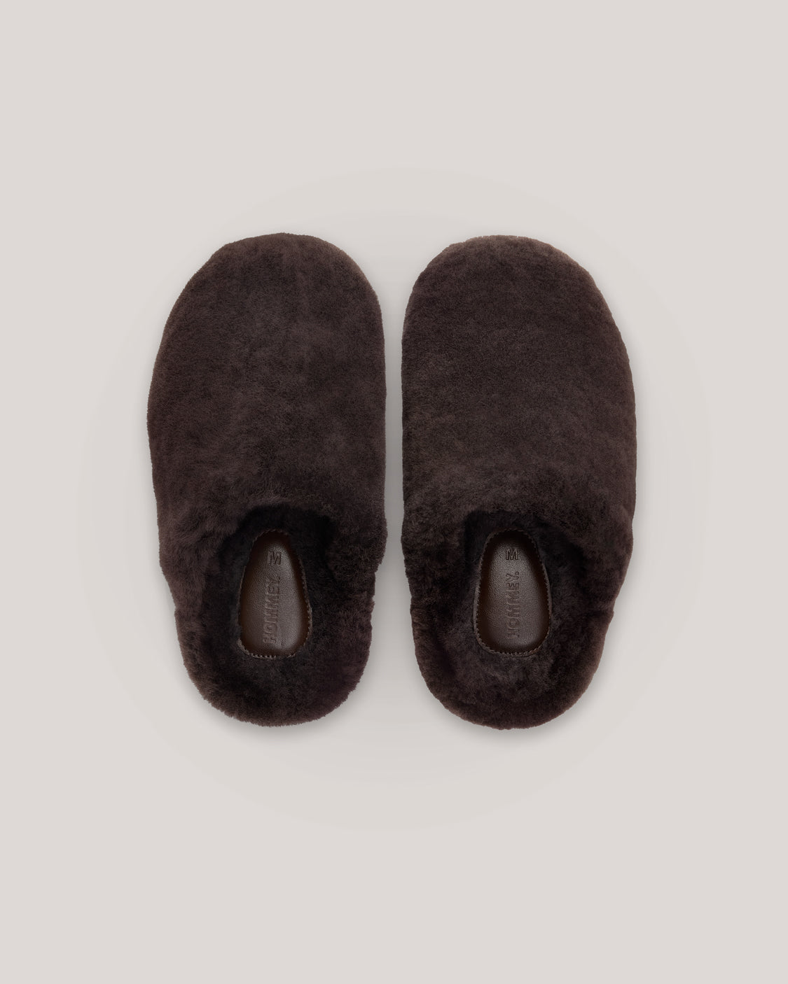 Sheepskin Slippers - Chocolate