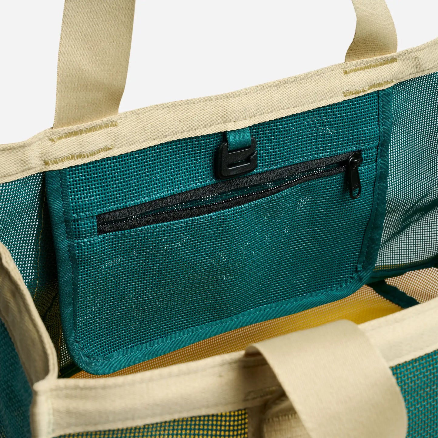 AirMesh Tote: Teal Ocean Amber Sun