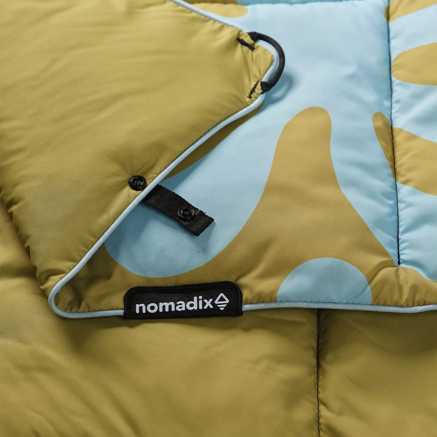Graphene Puffer Blanket: Whirlpool Meadow Green