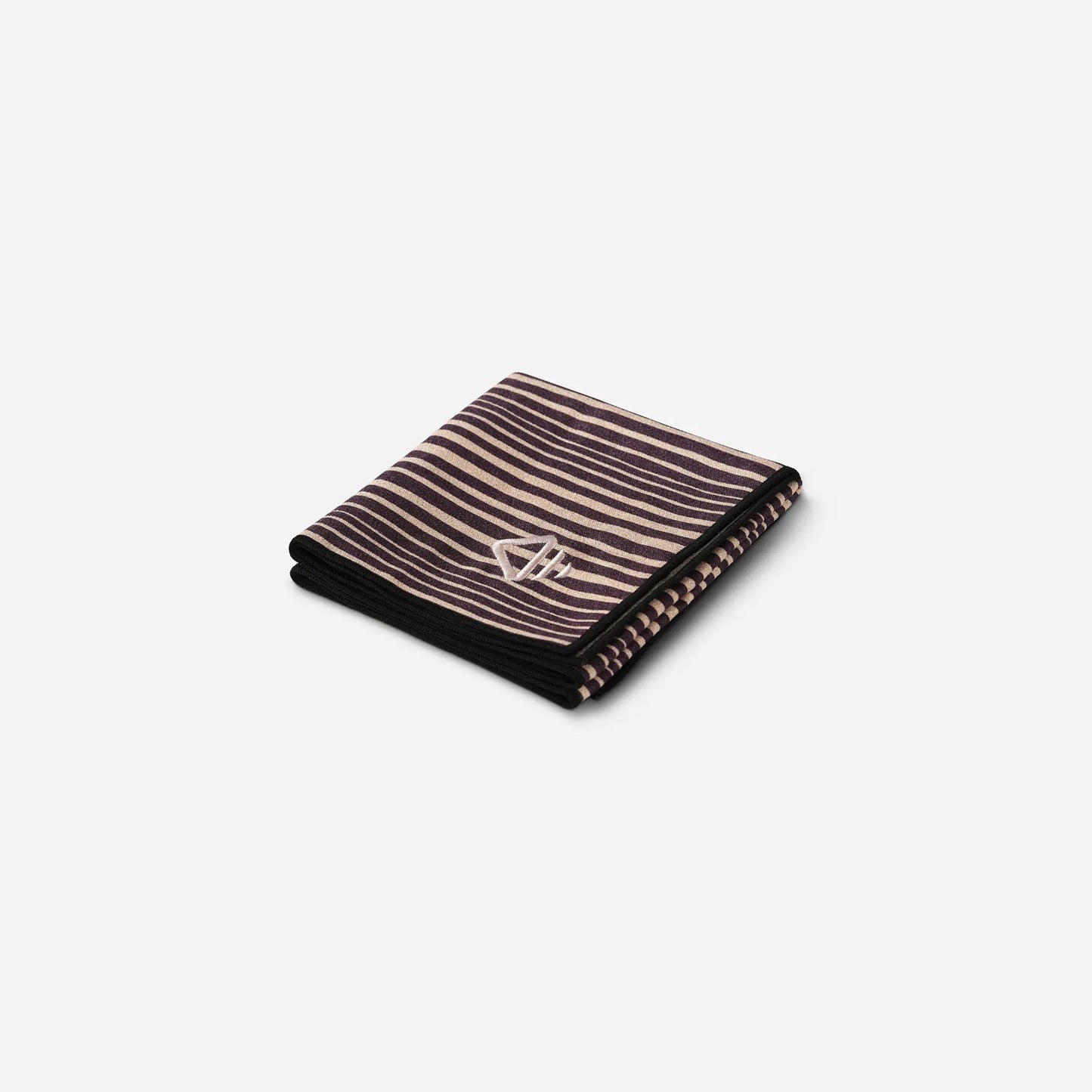 Hand Towel: Heritage Stripe Black and Tan