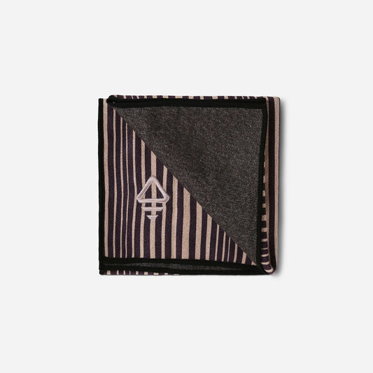 Hand Towel: Heritage Stripe Black and Tan