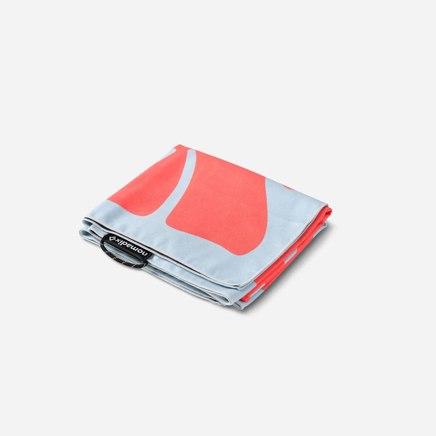 Ultralight Towel: Happy Flowers Warm Blue Red