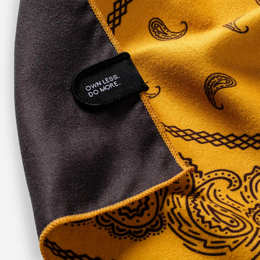 Bandana Towel: Paisley Amber Sun