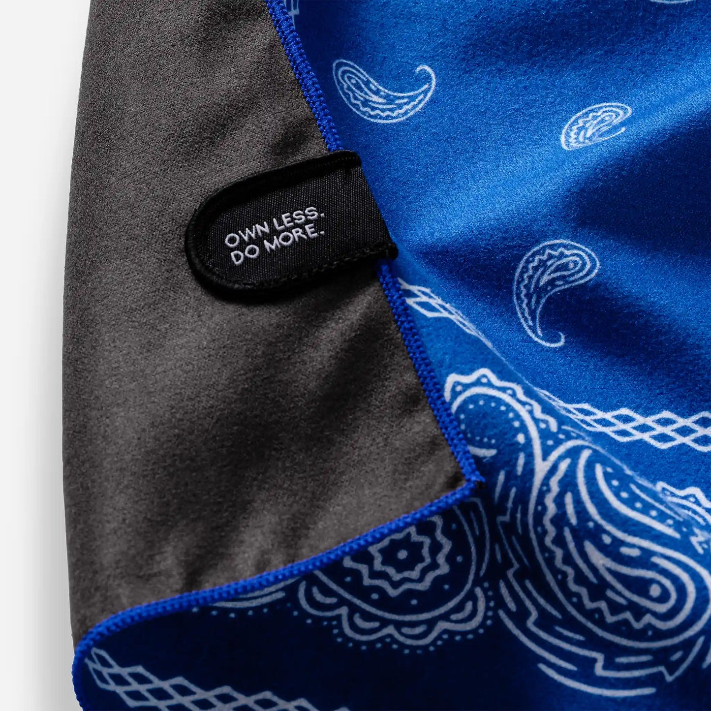 Bandana Towel: Paisley Stellar Blue