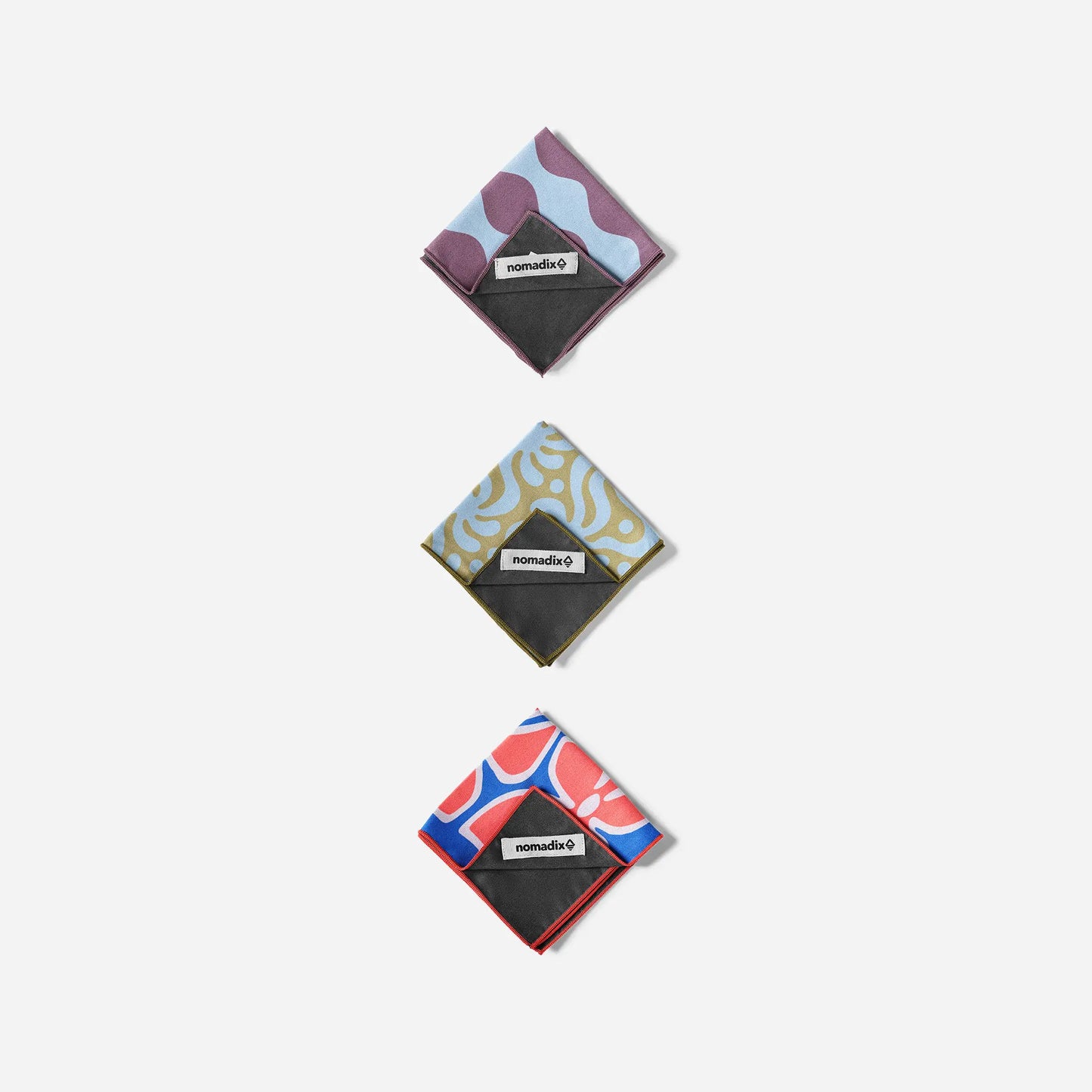 Tiny Towel 3-Pack: Water and Flowers