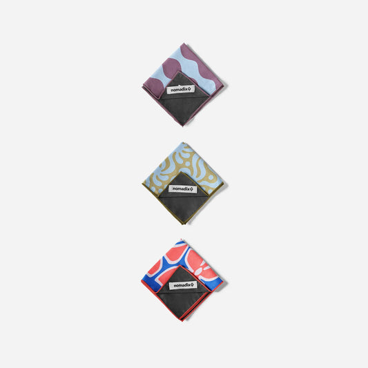 Tiny Towel 3-Pack: Water and Flowers