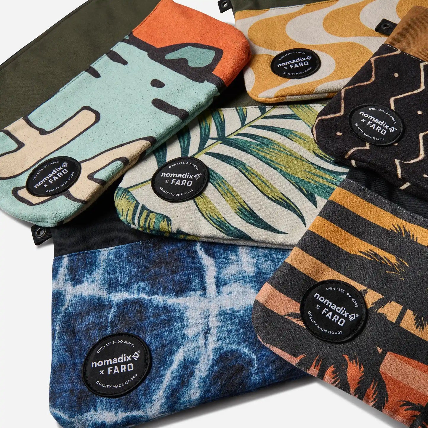 The Large Pouch: Nomadix x FARO: Stripes Retro