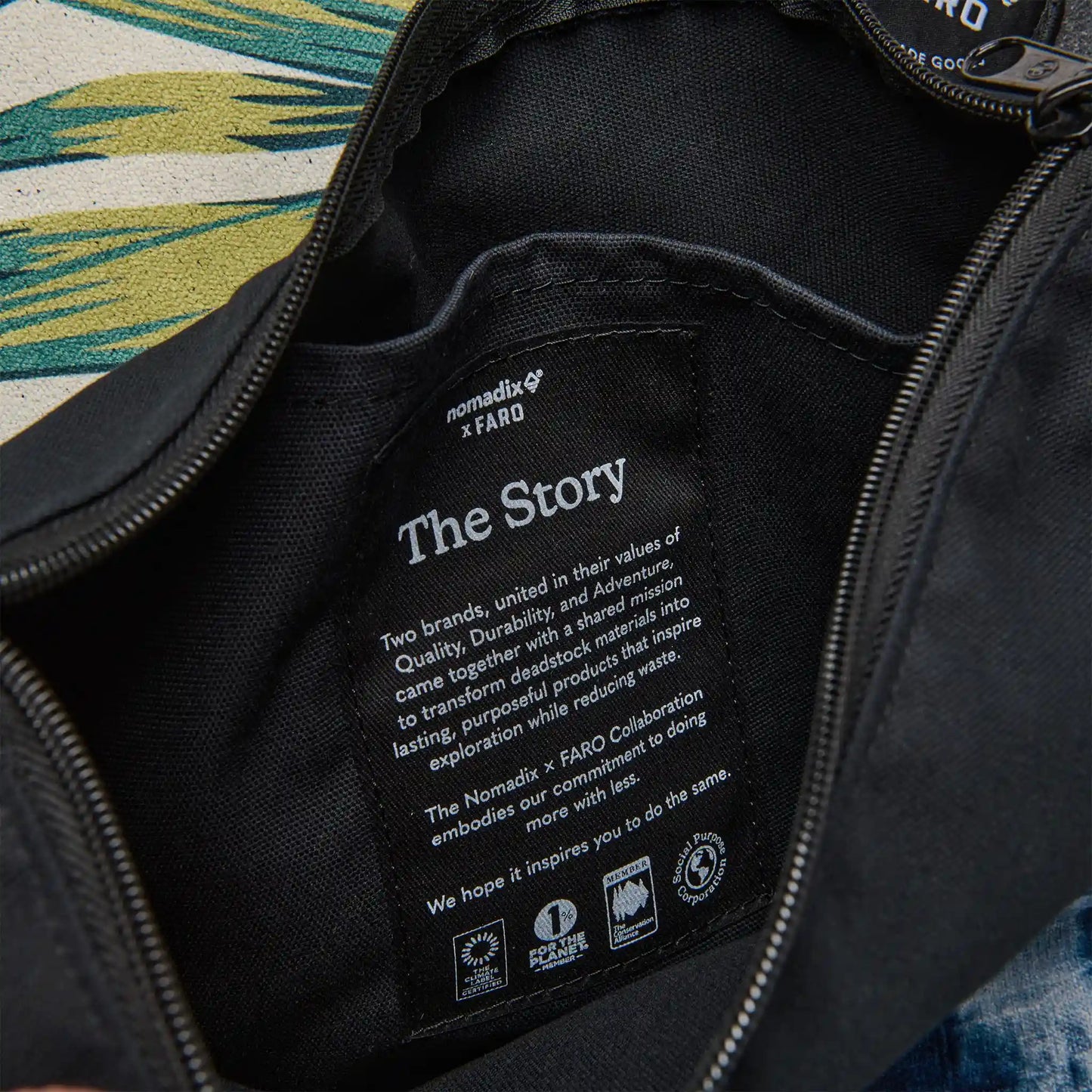 The Large Pouch: Nomadix x FARO: Stripes Retro