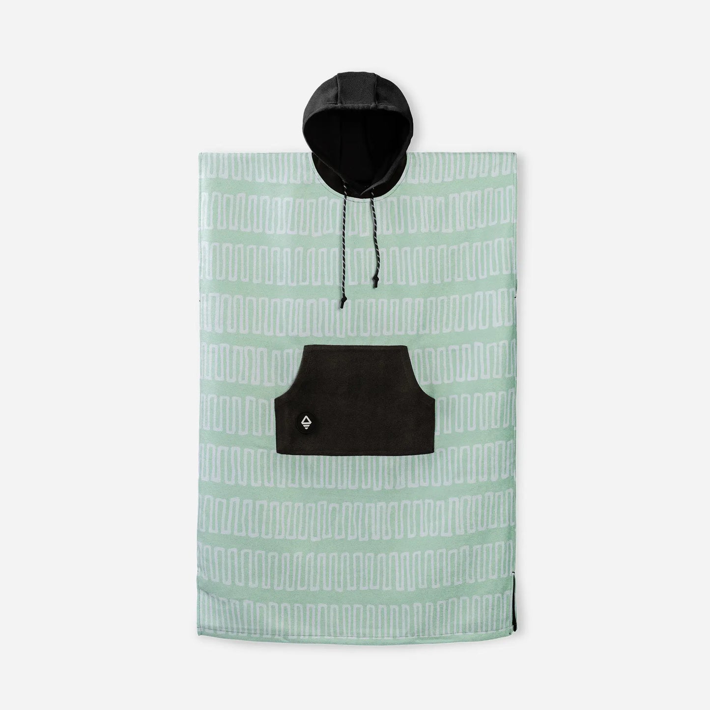 Changing Poncho: Switchback Seafoam Green