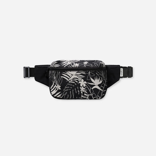 Fanny Pack: Retro Palms Black