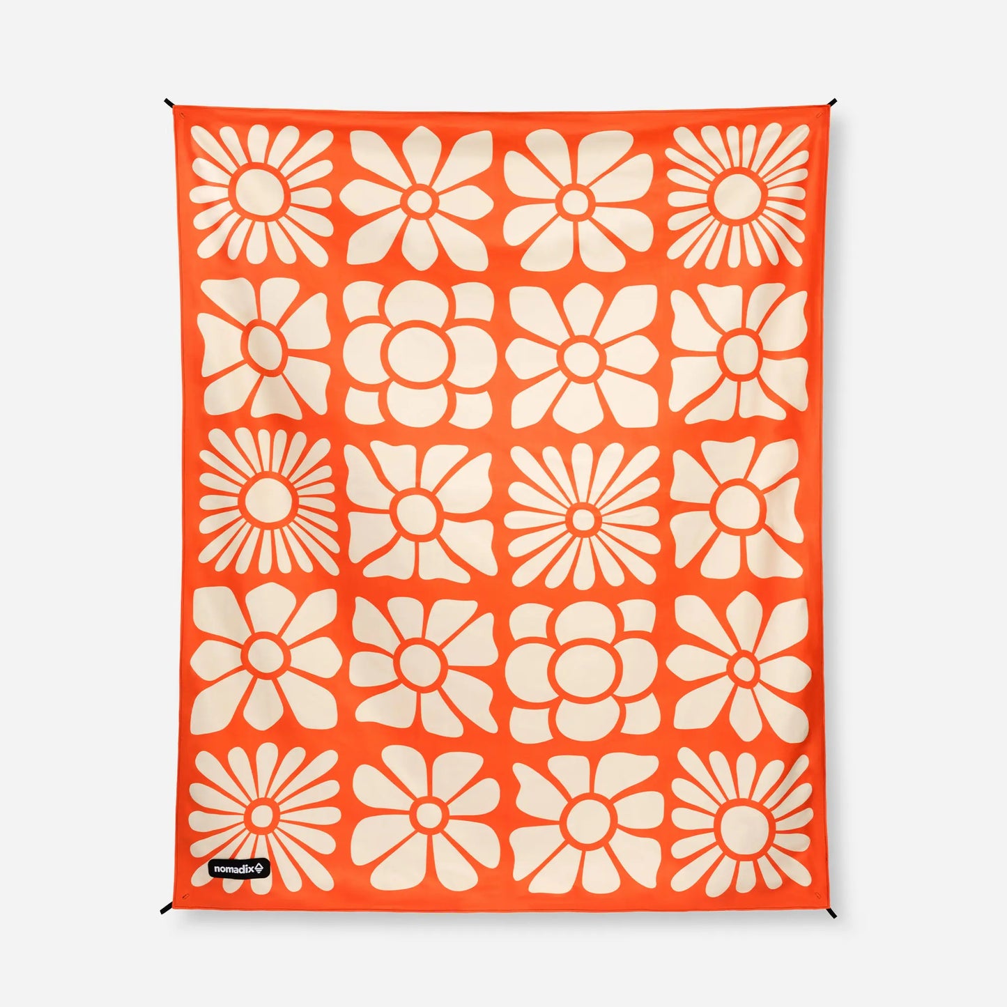 Festival Blanket: Big Flowers Expedition Orange