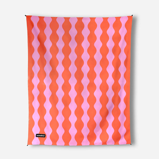 Festival Blanket: Big Slack Trail Red Pink