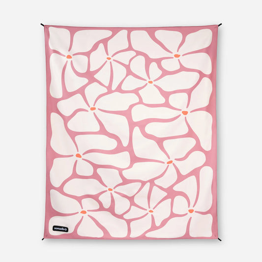 Festival Blanket: Happy Flowers Desert Clay