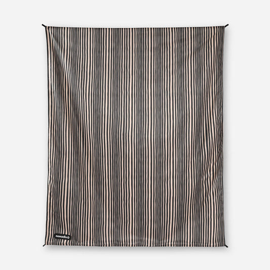 Festival Blanket: Heritage Stripe Black and Tan