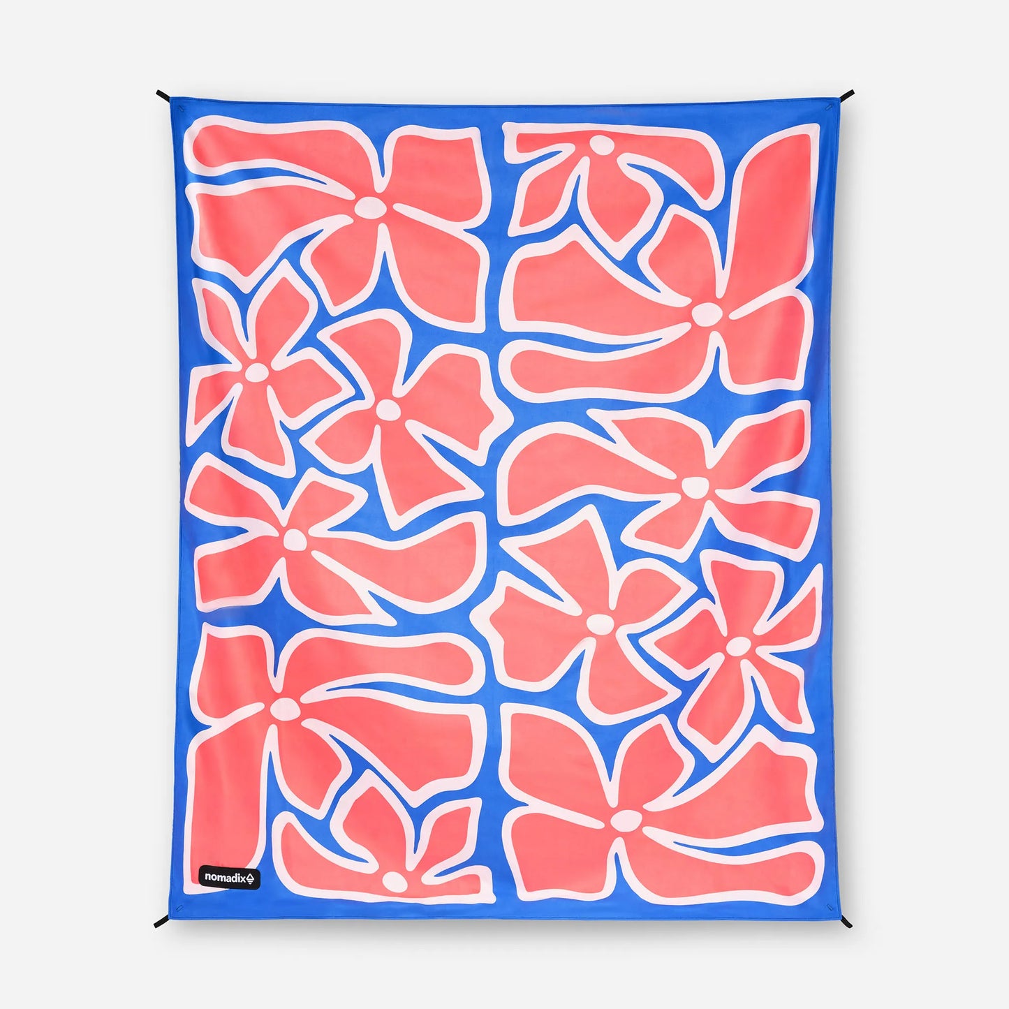Festival Blanket: Wild Flowers Stellar Blue Red