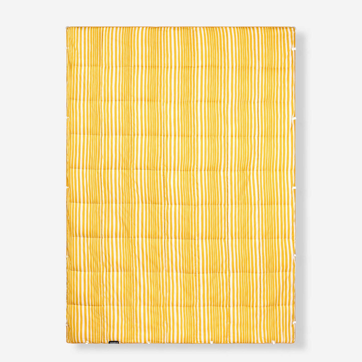 Graphene Puffer Blanket: Heritage Stripe Amber Sun
