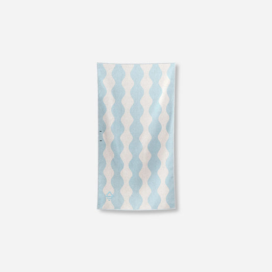 Hand Towel: Big Slack Warm Blue