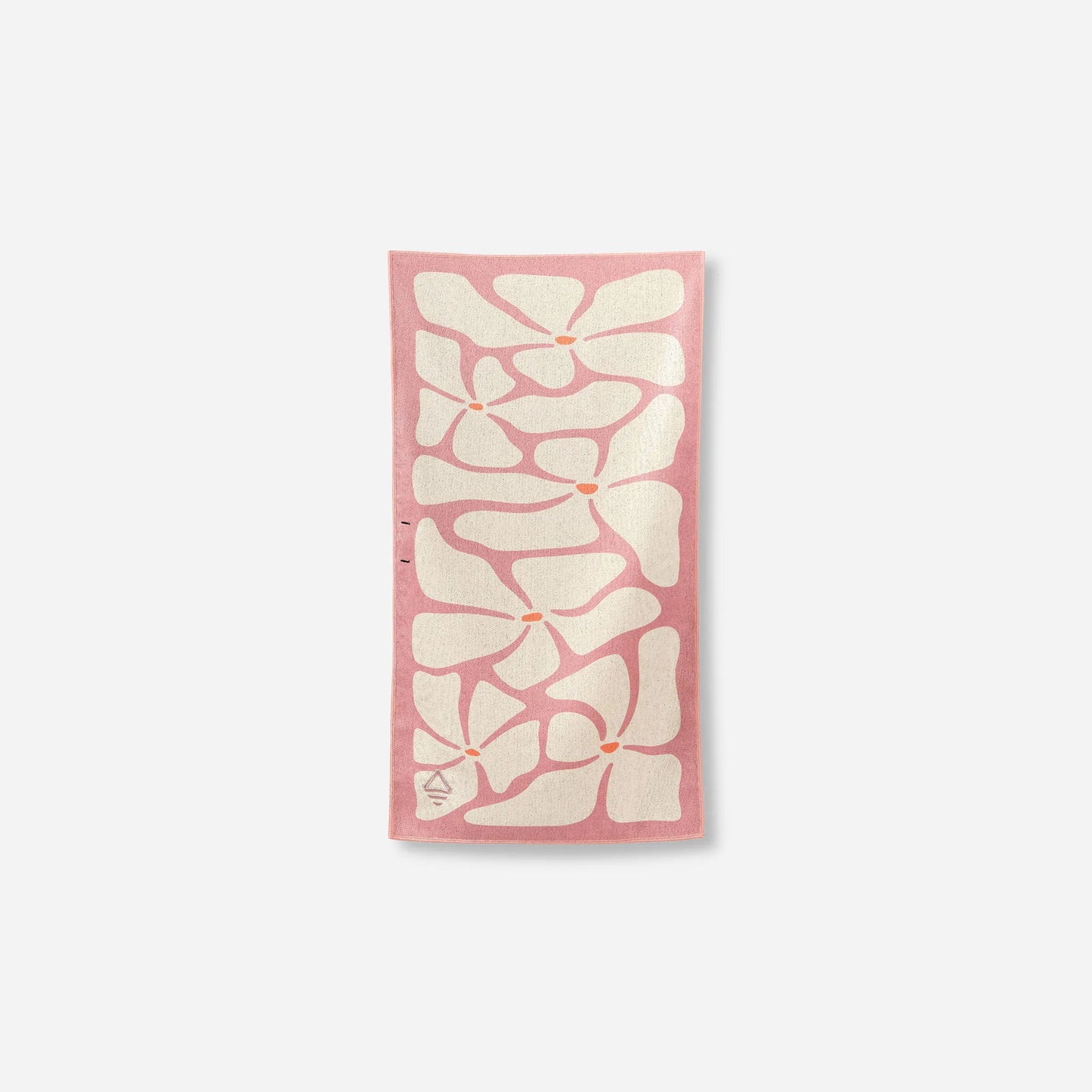 Hand Towel: Happy Flowers Desert Clay