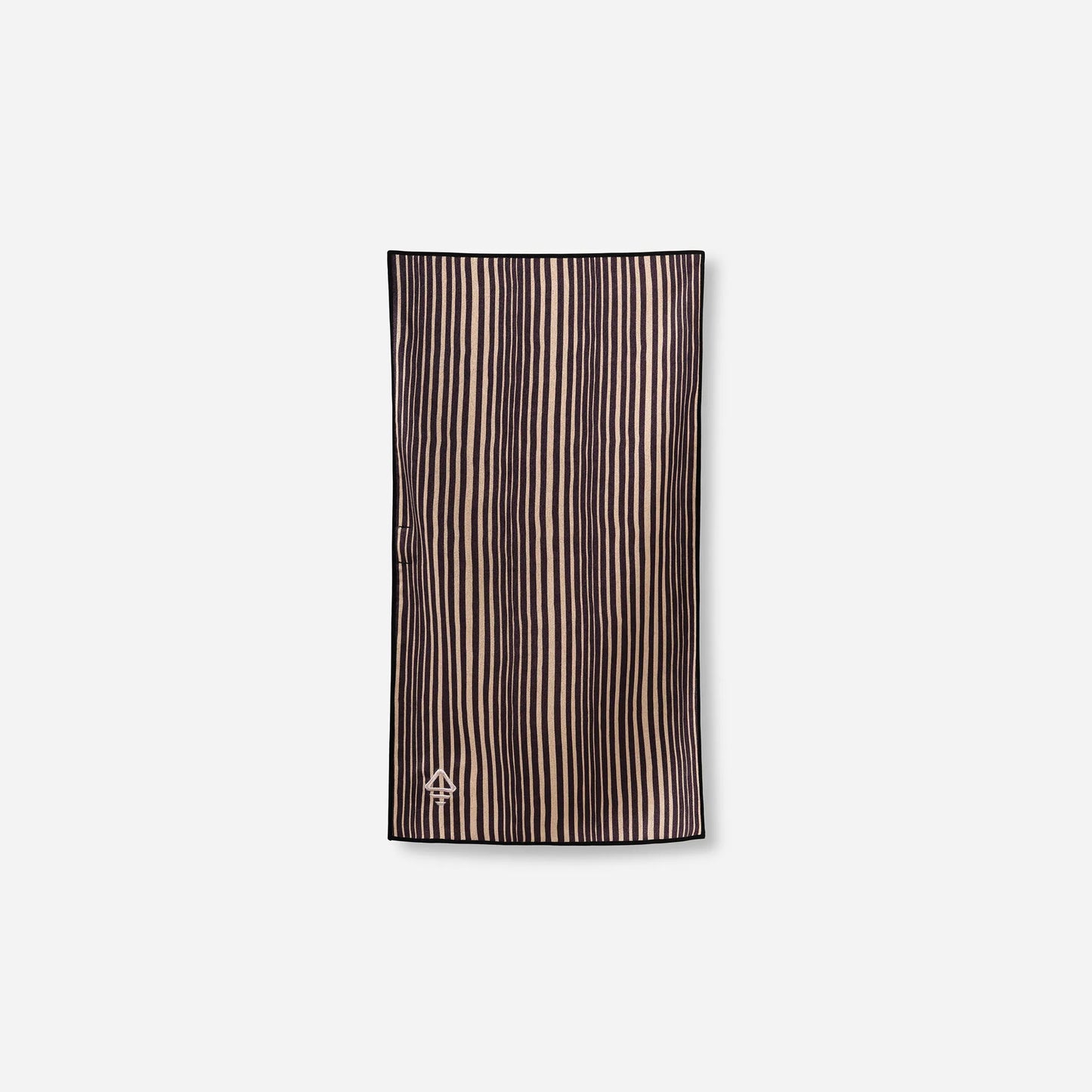 Hand Towel: Heritage Stripe Black and Tan