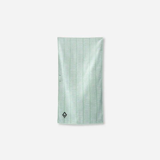 Hand Towel: Switchback Seafoam Green