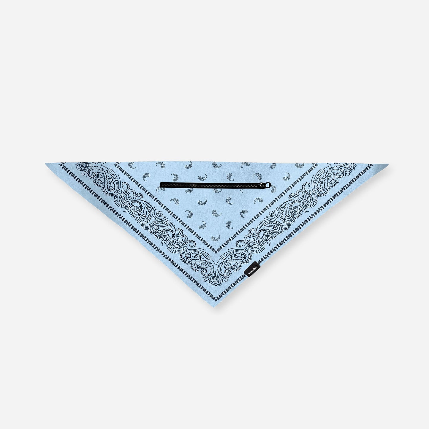 Ice Bandana Towel: Paisley Pale Blue