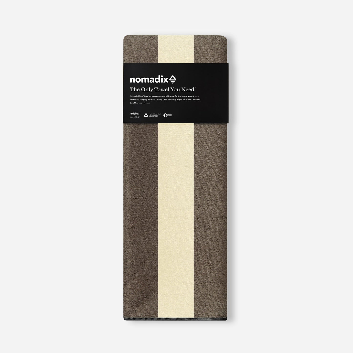 Original Towel: Cabana Stripe Bush Green