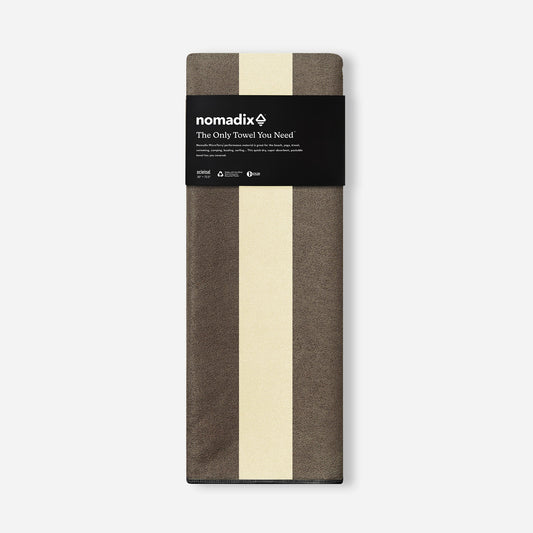 Original Towel: Cabana Stripe Bush Green