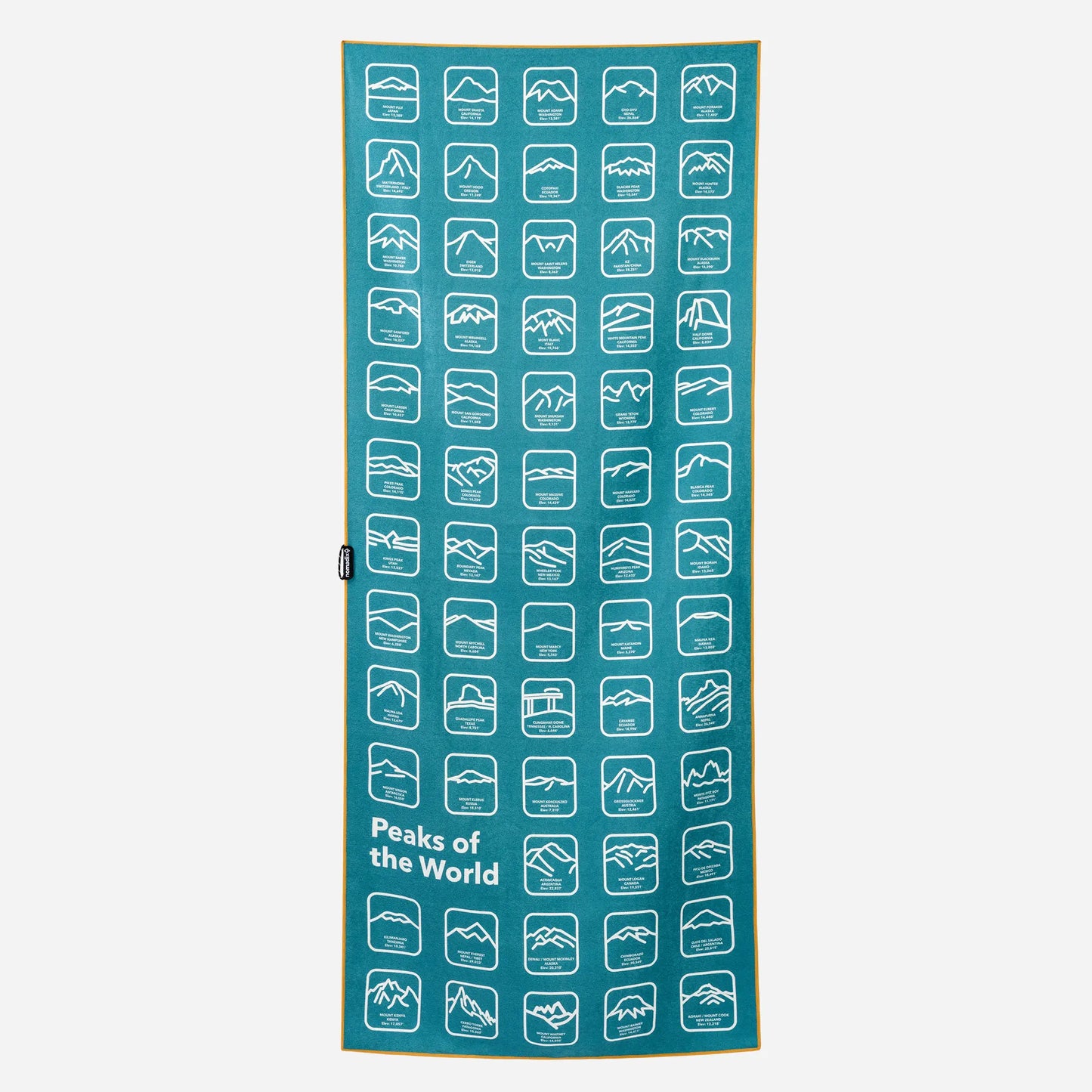 Original Towel: Peaks of the World Teal Ocean