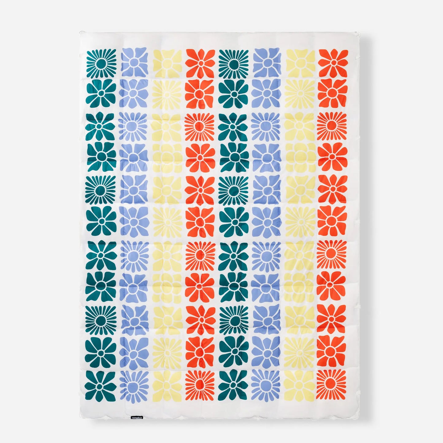Graphene Puffer Blanket: Flowerbed Multi