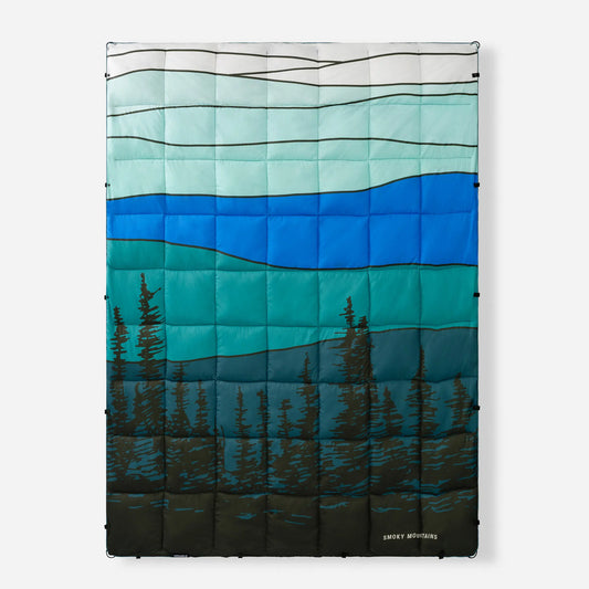 Graphene Puffer Blanket: Smoky Mountain