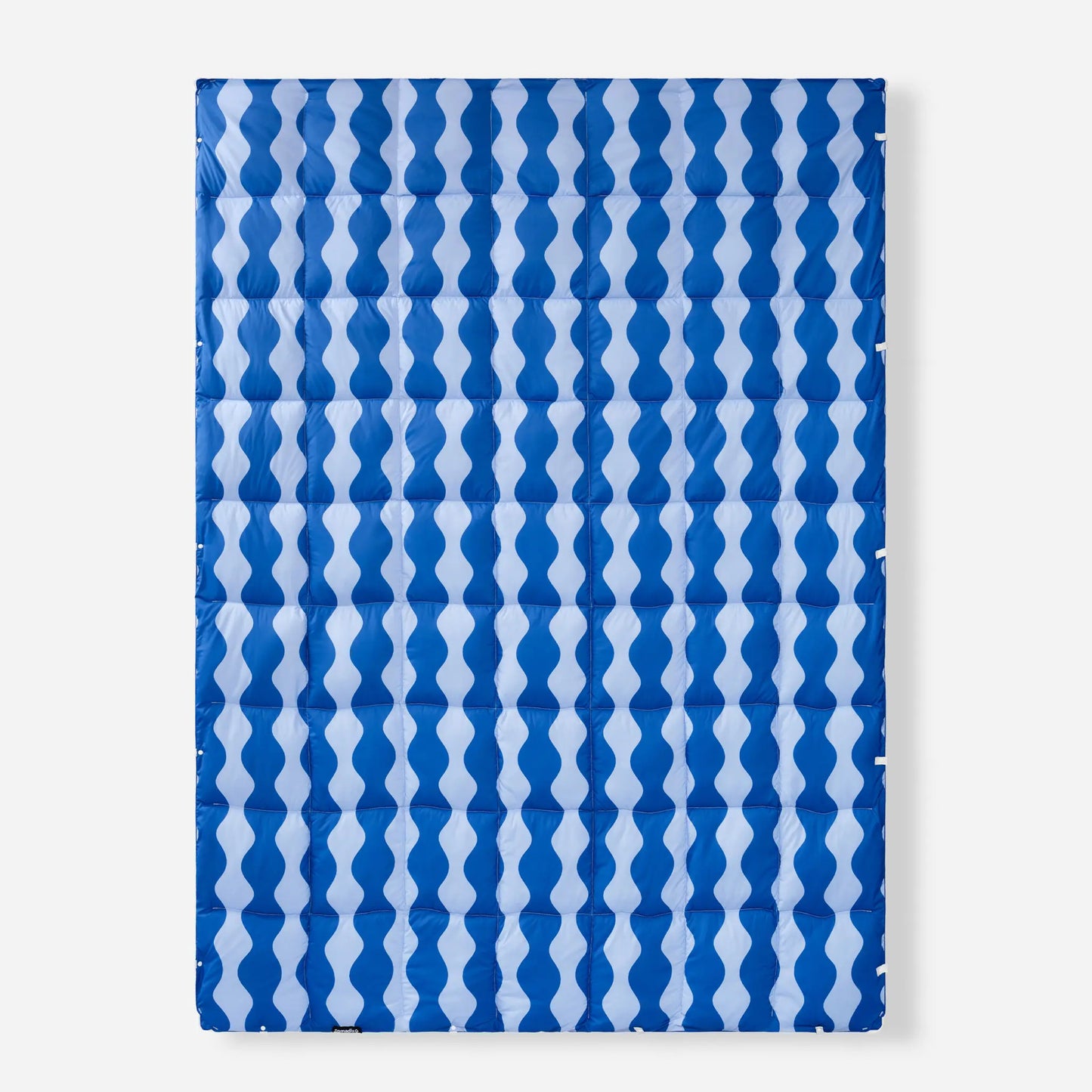 Graphene Puffer Blanket: Slack Tide Coastal Blue