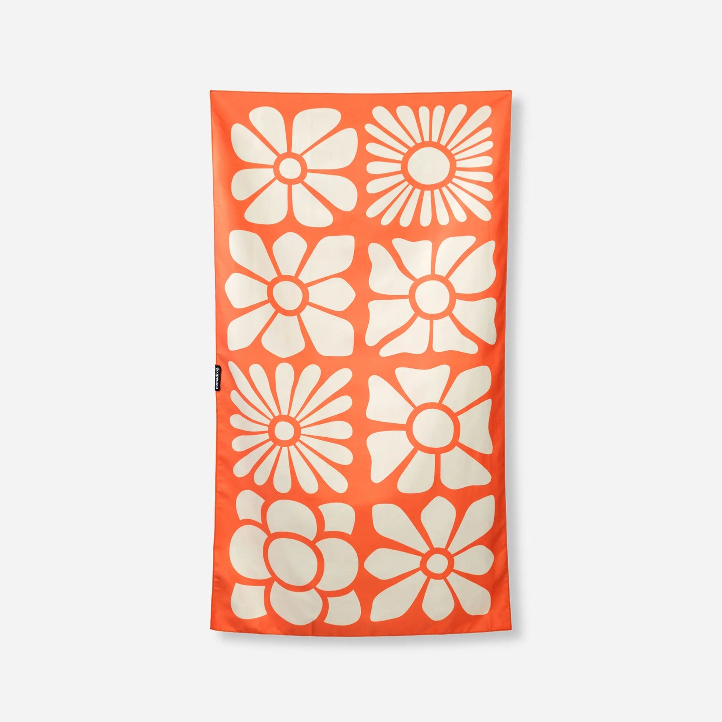 Ultralight Towel: Big Flowers Expedition Orange