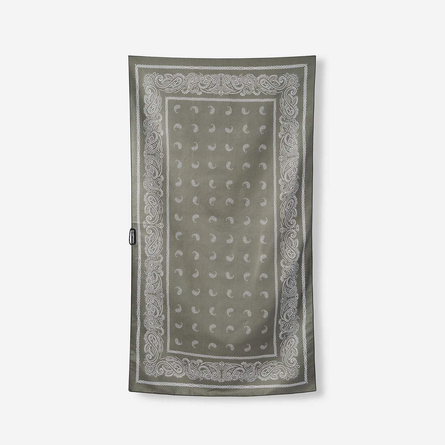 Ultralight Towel: Paisley Forest Green