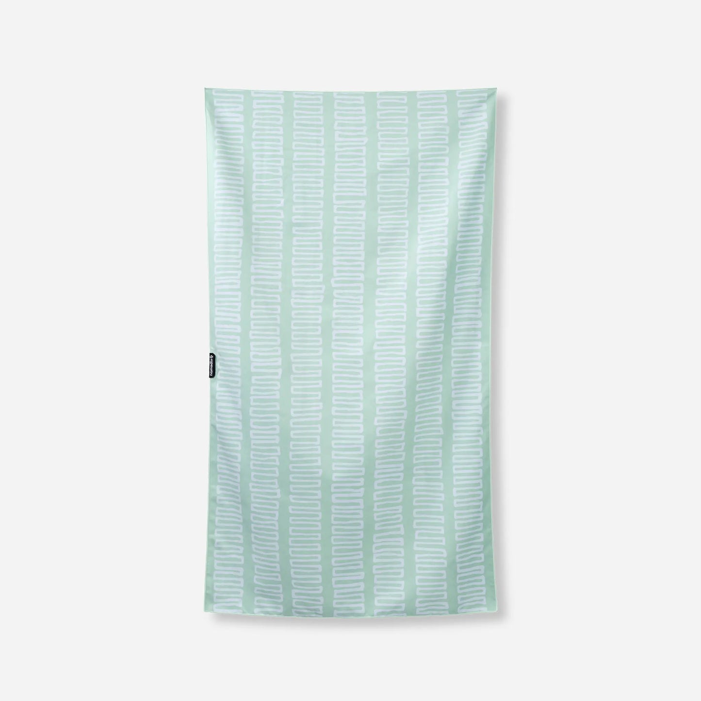 Ultralight Towel: Switchback Seafoam Green