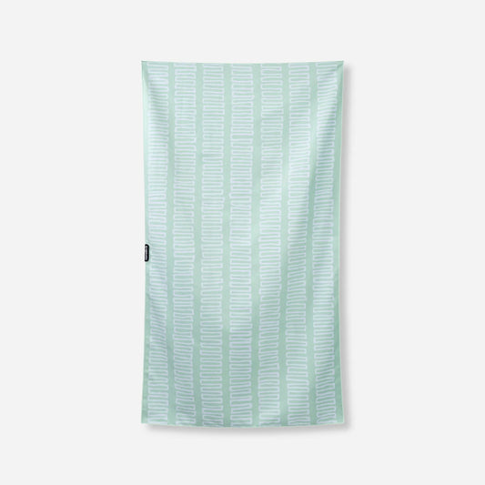 Ultralight Towel: Switchback Seafoam Green