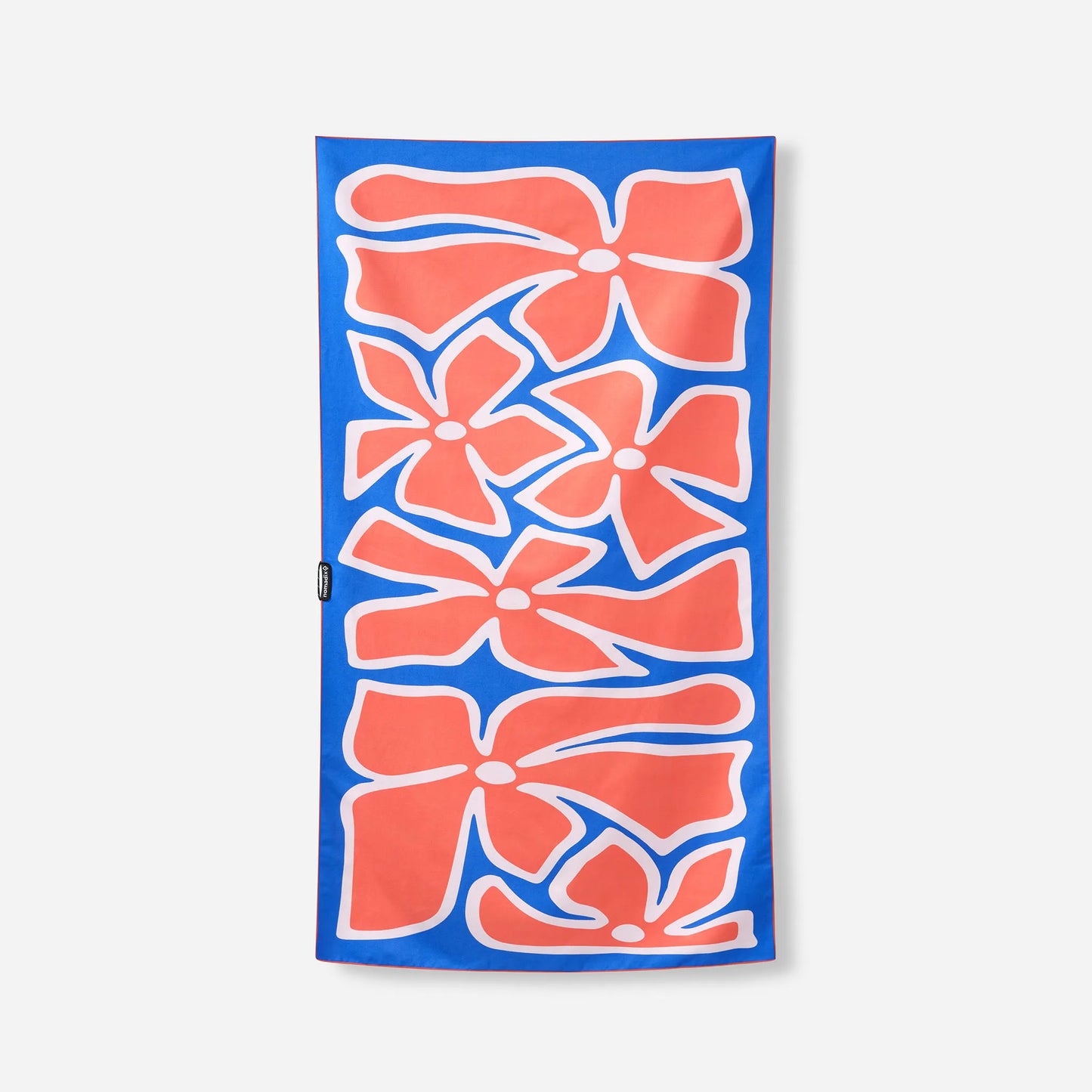 Ultralight Towel: Wild Flowers Stellar Blue Red
