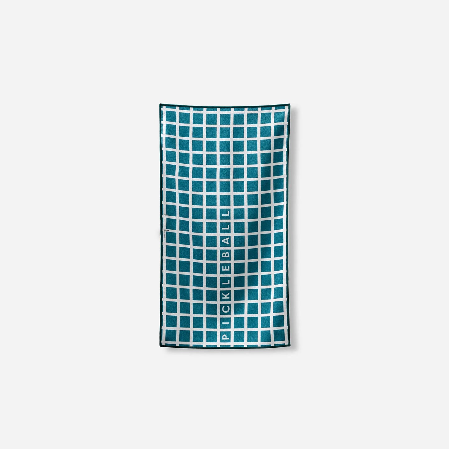 Pickleball Towel: Pickleball Net Teal Ocean