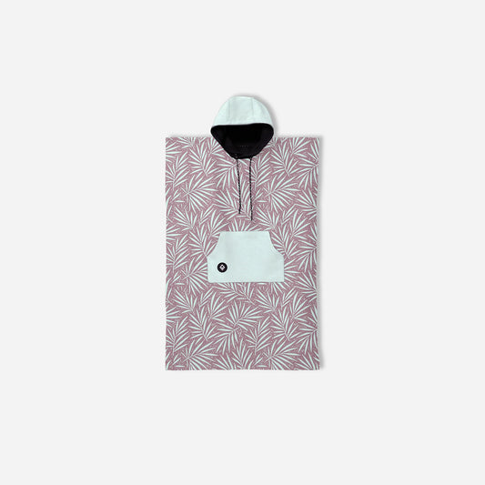 Kids Changing Poncho: Heritage Palm Warm Blue Earth