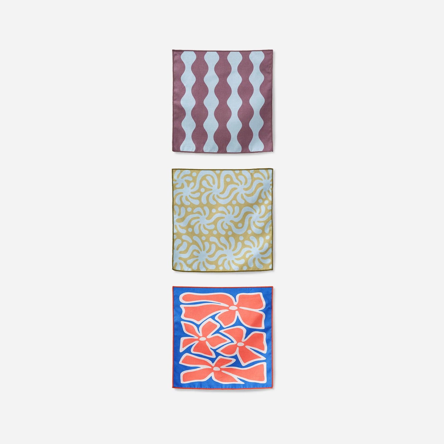 Tiny Towel 3-Pack: Water and Flowers