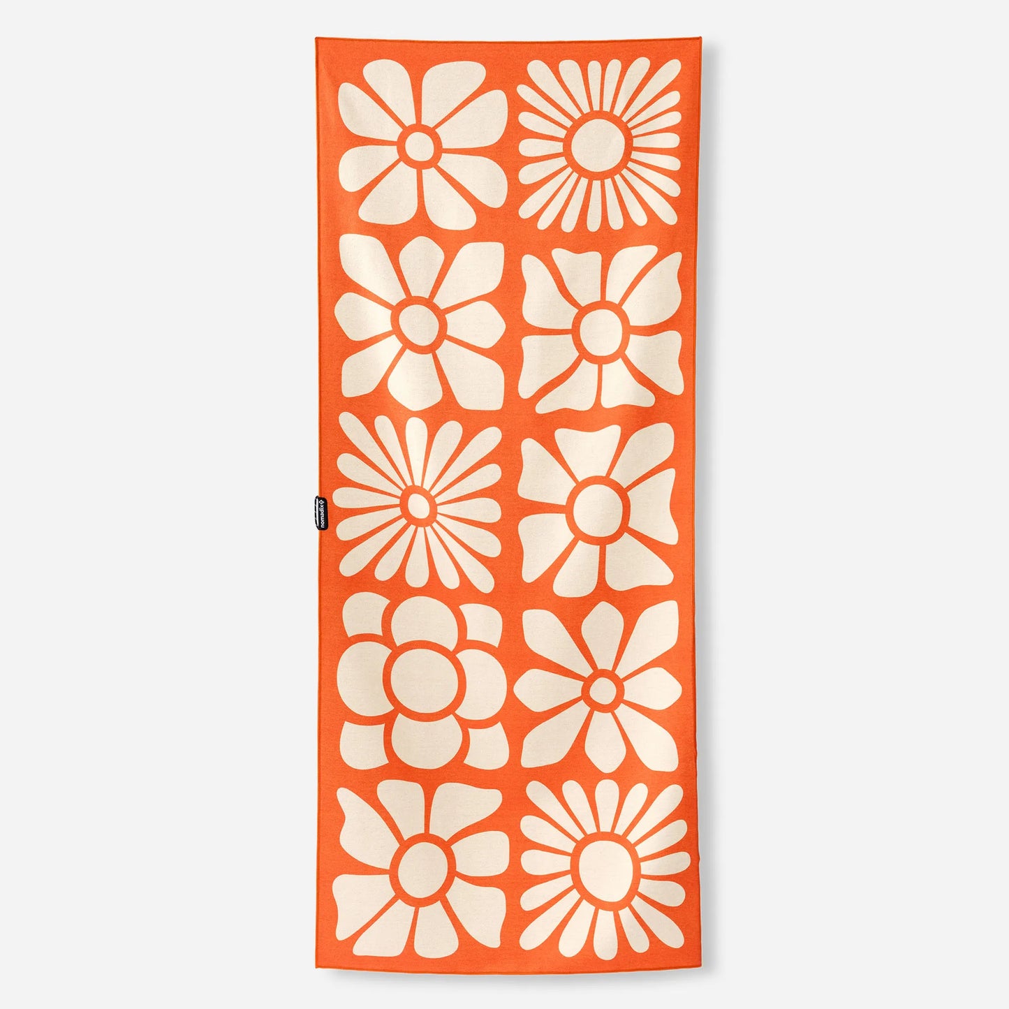 Original Towel: Big Flowers Expedition Orange