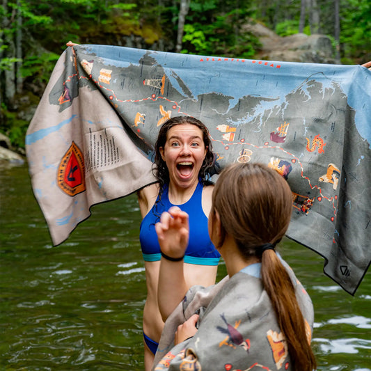 Original Towel: Appalachian Trail Map x AMC