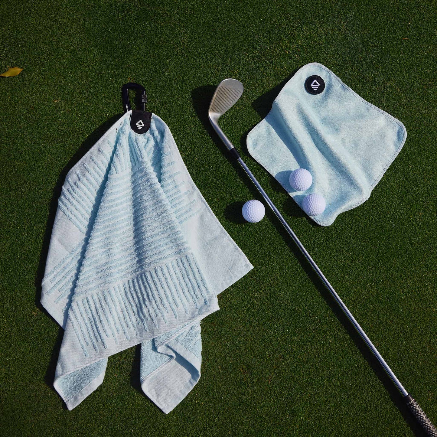 Golf Towel Set: Fairway Pale Blue