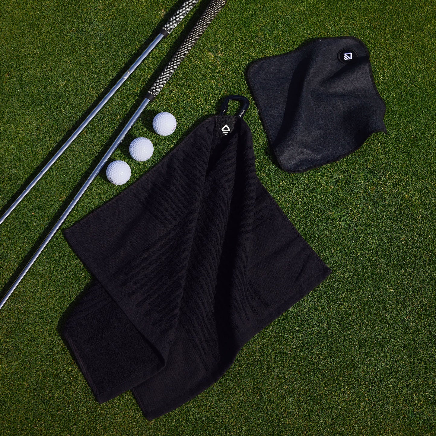 Golf Towel Set: Fairway Night Black