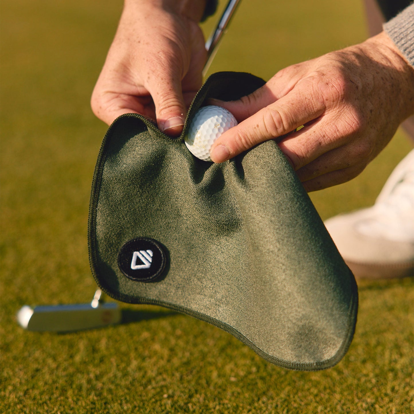 Golf Towel Set: Fairway Grass Green